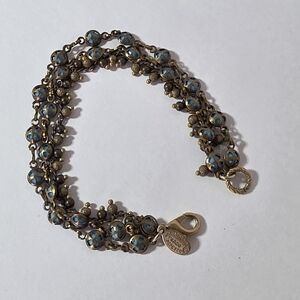 Catherine Popesco France Turquoise Charm Bracelet